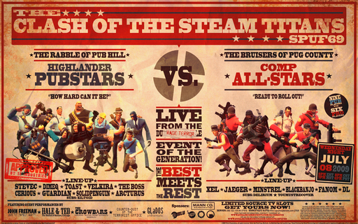 Team Fortress 2 - Битва Титанов: Pro vs Pub