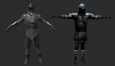 Ancient Siberia - "До и после" или как наши 3Dхудожники работали над созданием обмундирования для персонажей. 