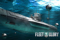 В новой версии военно-морского шутера Fleet Glory появились подводные лодки